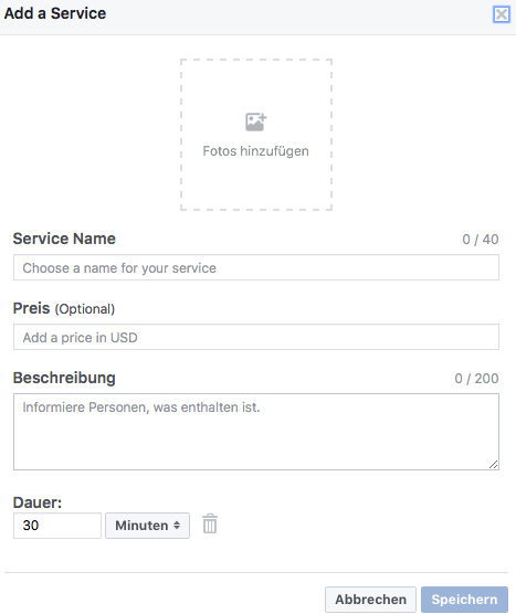 facebook-dienstleistungen